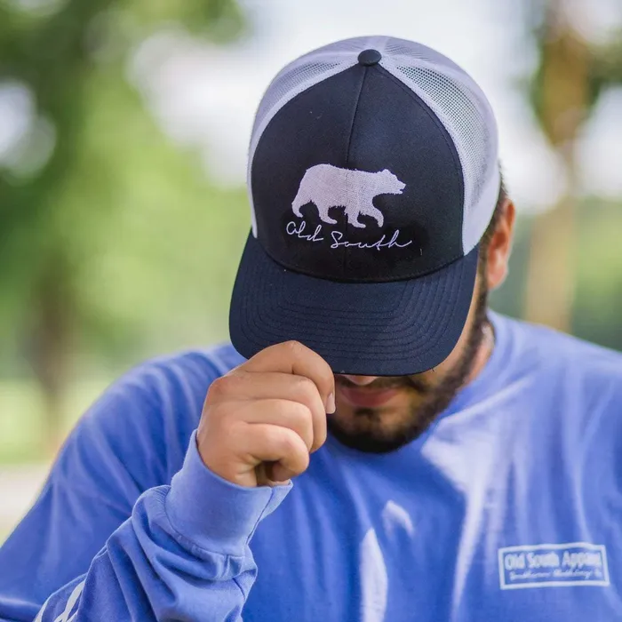 Rings Bear Trucker Hat Old South Apparel