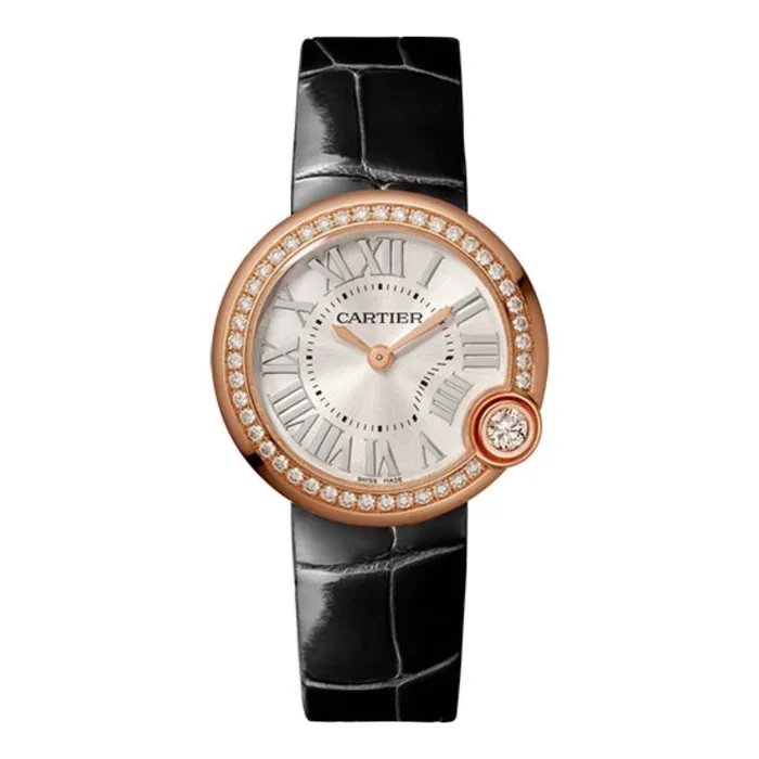 Cartier Earrings Cartier Ballon Blanc de Cartier 30mm Womens watch Ref WJBL0005 Silver Roman Dial Diamond Bezel in 18K Rose Gold Case Black Alligator Strap Cartier Earrings Cartier Ballon Blanc de Cartier 30mm Womens watch Ref WJBL0005 Silver Roman Dial Diamond Bezel in 18K Rose Gold Case Black Alligator Strap