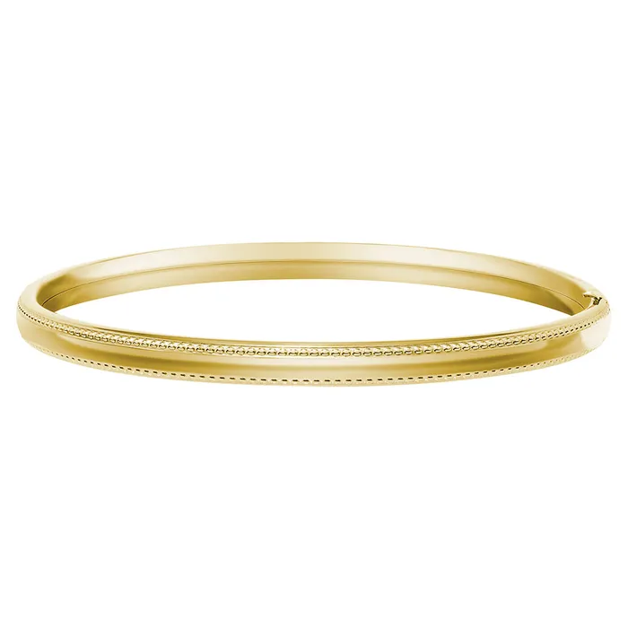 Croghans PreStyled Sets 14K GoldFilled Beaded Edge 5mm Bangle