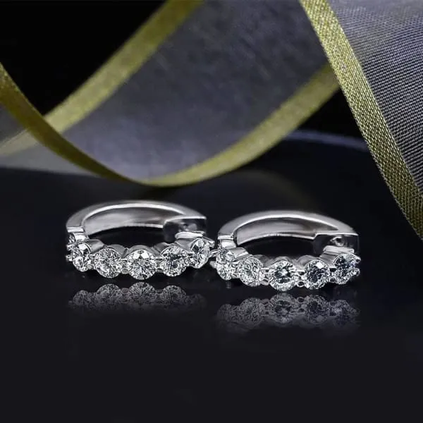 Diamond Source NYC Earrings White Gold Diamond Earrings EAR171700
