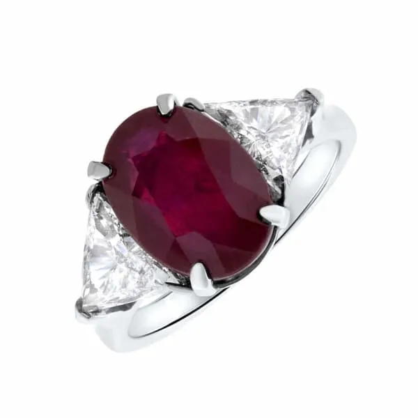 Diamond Source NYC Rings Platinum Ruby Ring with 116CT in diamonds NE175000