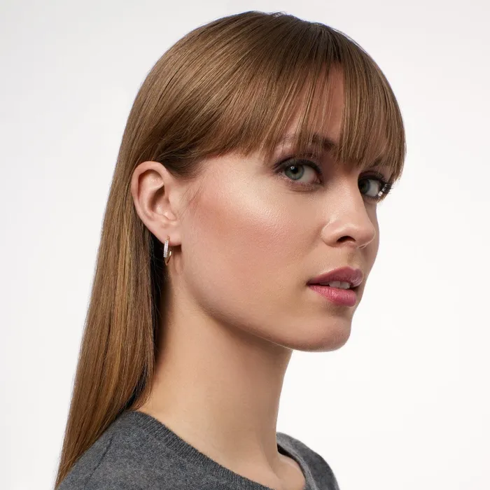Earrings Freida Rothman Sleek as a Fox Hoop Earrings Freida Rothman