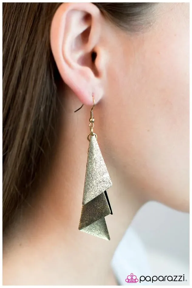 Earrings Paparazzi Jewelry Paparazzi Earring Take A Chance Brass