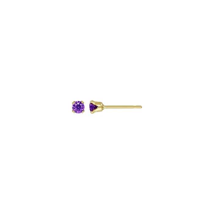 Gold Filled Crystal Birthstone Studs RG PreStyled Sets