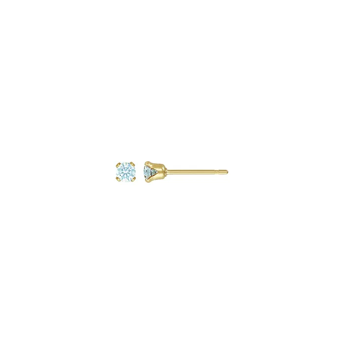 Gold Filled Crystal Birthstone Studs RG PreStyled Sets