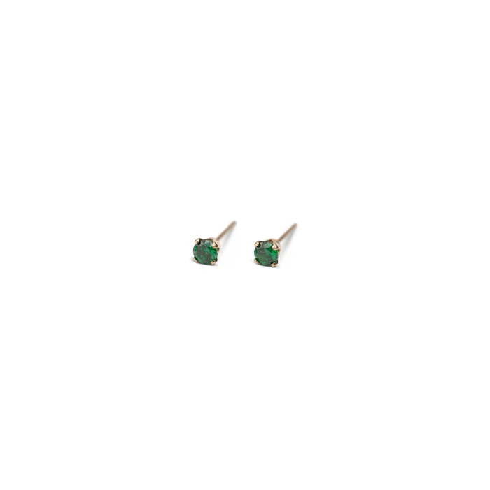 Gold Filled Crystal Birthstone Studs RG PreStyled Sets