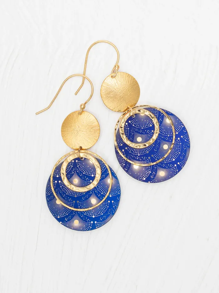 Holly Yashi Earrings Atlas Earrings in Midnight Blue