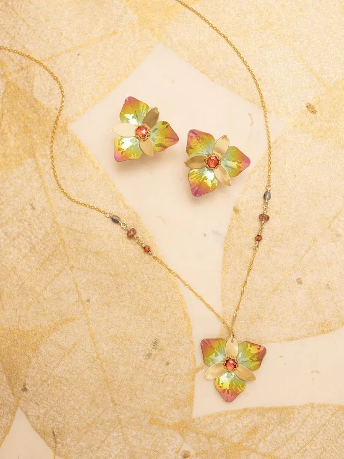 Orla Post Earrings in Golden Mist Holly Yashi Earrings