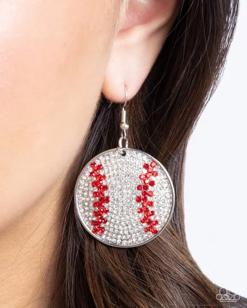 Paparazzi Jewelry Paparazzi Earring Homerun Haute Earrings