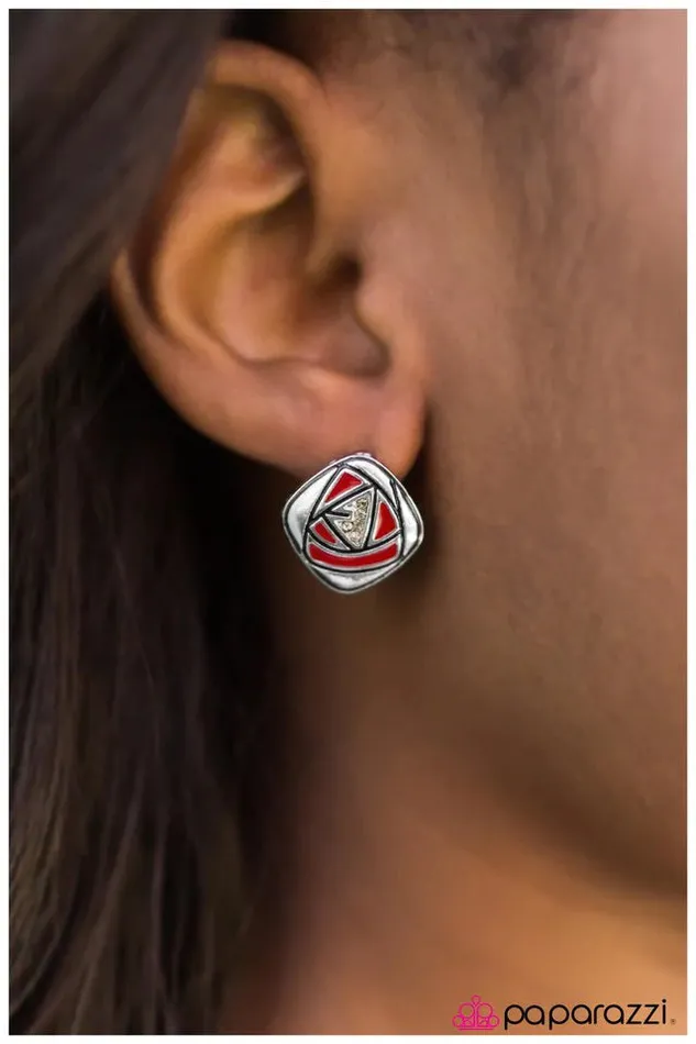 Paparazzi Jewelry Paparazzi Earring Radio Star Red Earrings