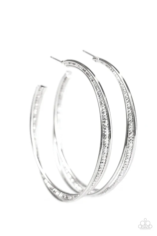 Paparazzi Jewelry Paparazzi Earring Rules Of Attraction Silver Earrings