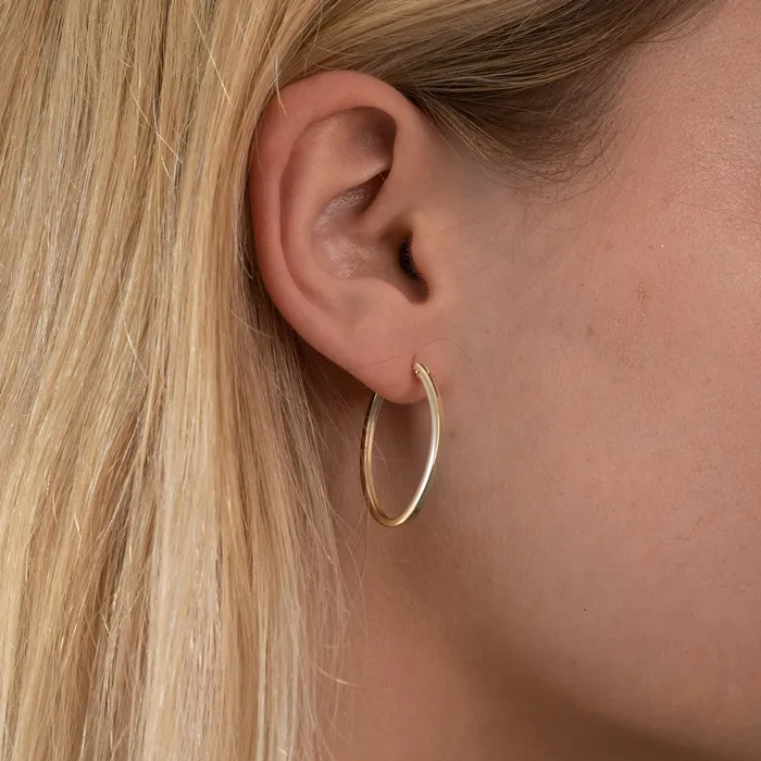 PreStyled Sets RG Gold Filled Oval Hoops