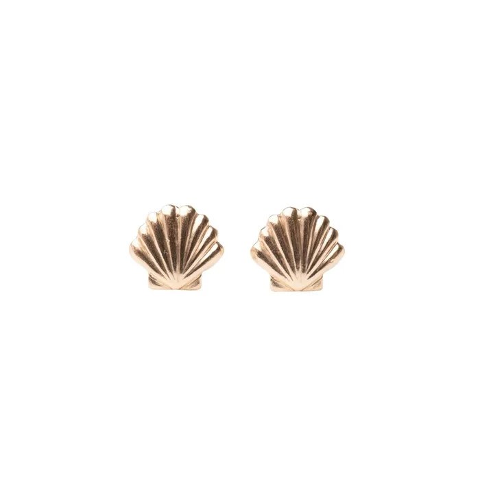 PreStyled Sets TheRoseGypsy Gold Filled Seashell Studs