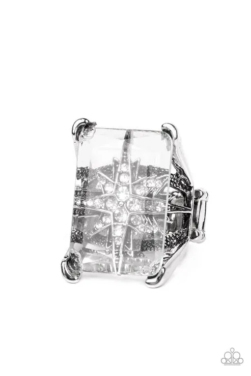 Rings Paparazzi Jewelry Paparazzi Ring Starry Serenity White
