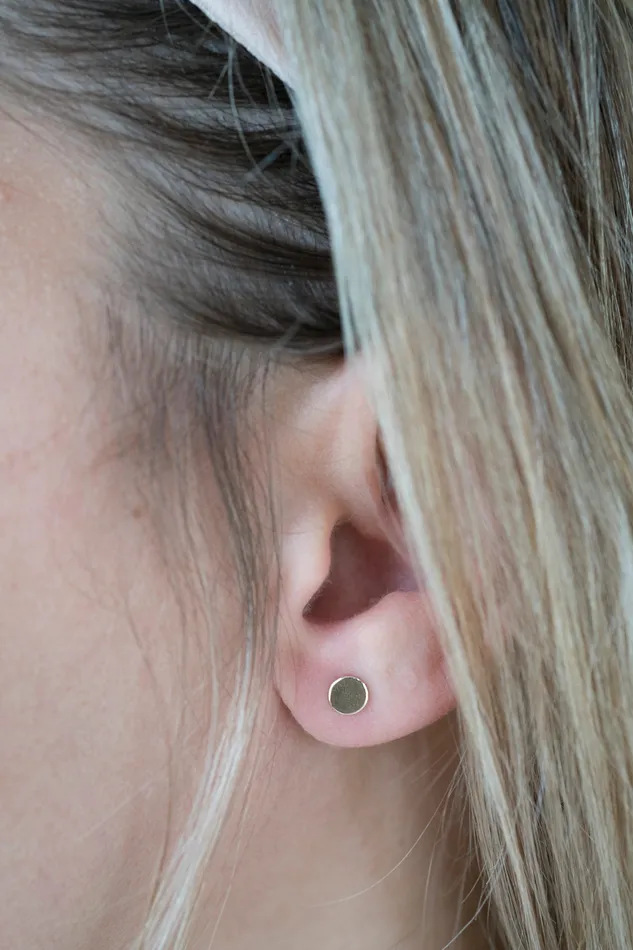 TheRoseGypsy PreStyled Sets Gold Filled Circle Studs