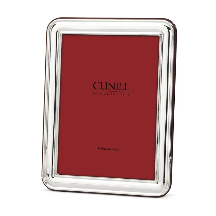 Cunill Rings Cunill Sterling Silver Palacios Plain Narrow Frame