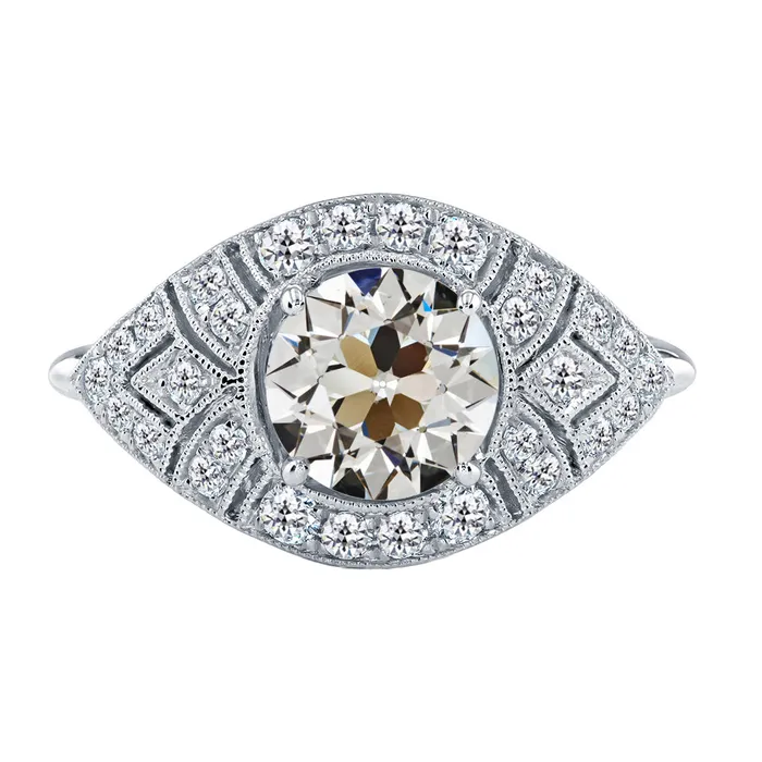 HarryChadEntcom Womens 350 Carats Old Miner Real Diamond Anniversary Ring White Gold Rings HarryChadEntcom Womens 350 Carats Old Miner Real Diamond Anniversary Ring White Gold Rings