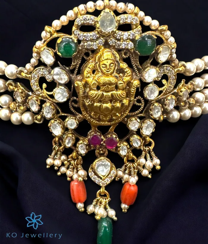 Kundan The Bandita Lakshmi Silver Choker Necklace Necklaces