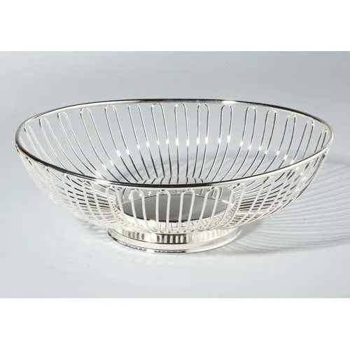 Leeber Rings Leeber Oval Basket NonTarnish Silver Plated